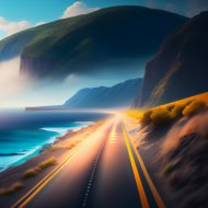 Intelectual - The road by the ocean